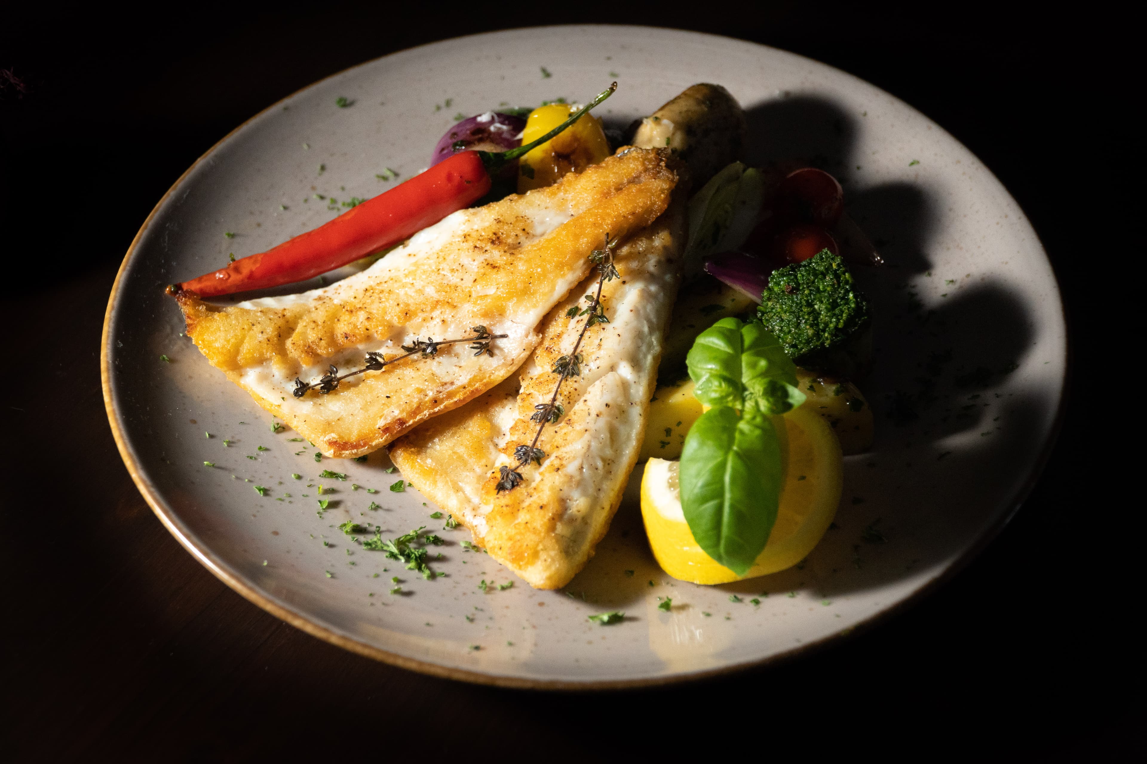 Gebratener Fisch