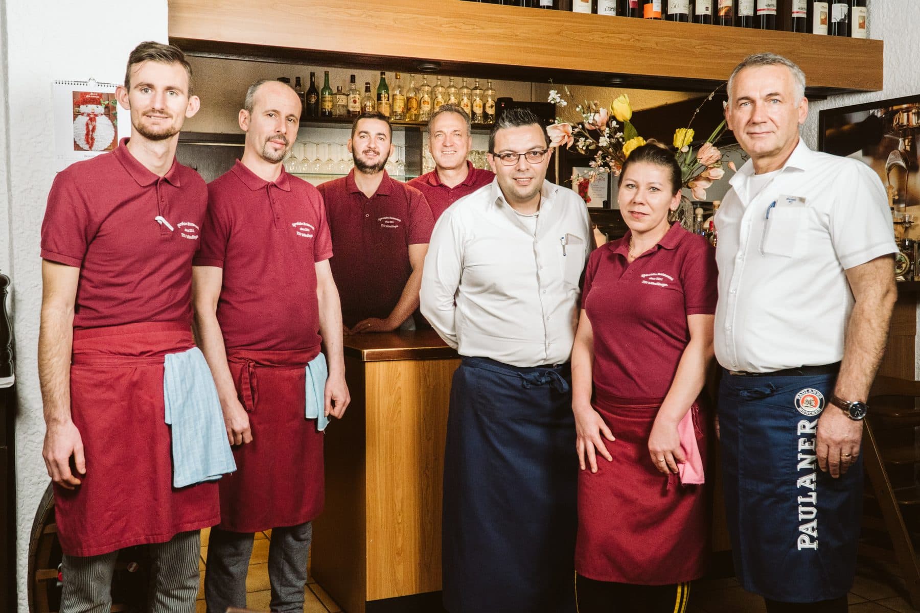 Das Team vom Sportheim Restaurant